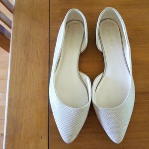 Nine West cream flats